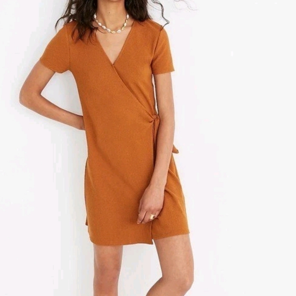 Madewell Wrap Mini Dress Size Large